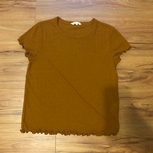 Madewell Baby Tee Roasted Orange